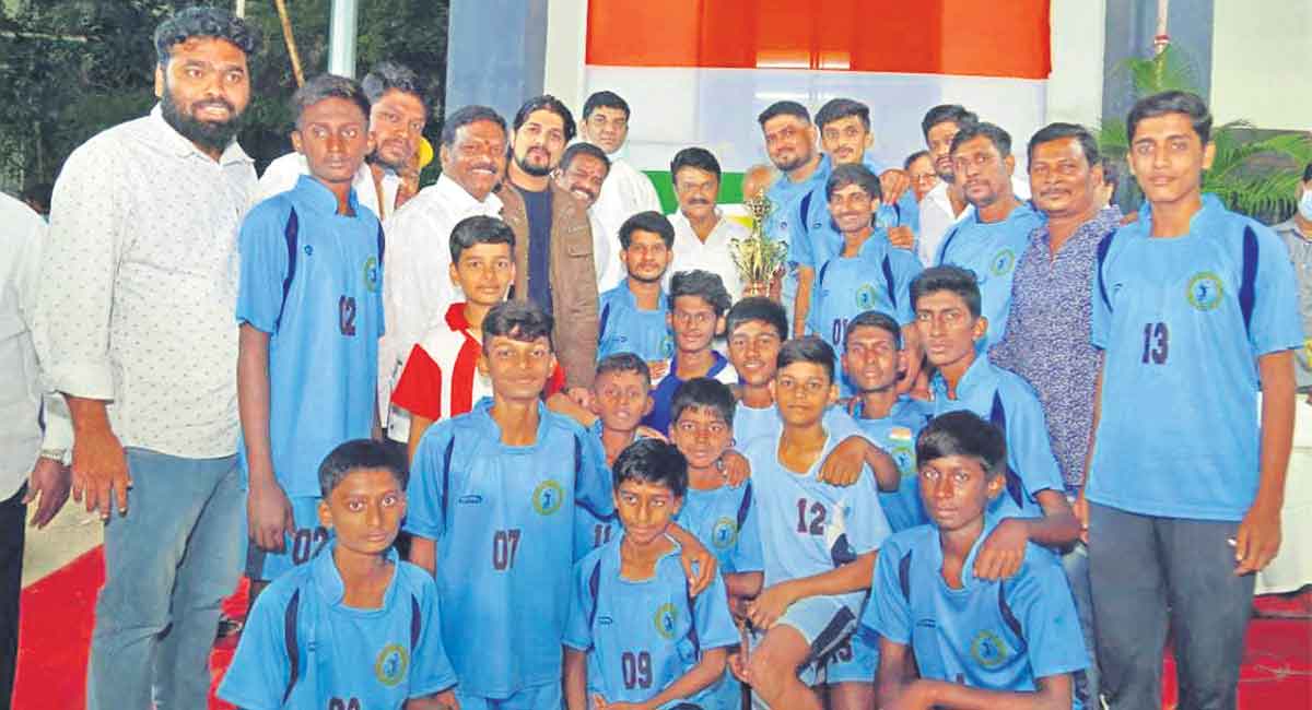 Audiah Nagar boys, girls emerge champions of Volleyball tournament