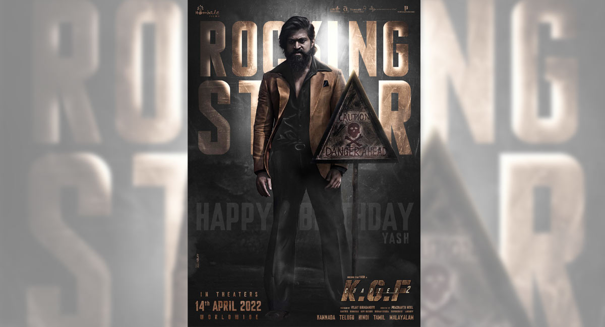 New ‘KGF 2’ poster released on actor Yash’s birthday