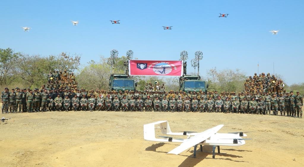 Hyderabad: GOC Sudarshan Chakra Corps reviews operational readiness of Bison Division