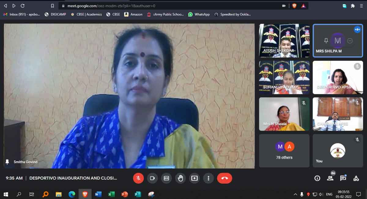 Hyderabad: Army Public School hosts annual inter-school sports fest