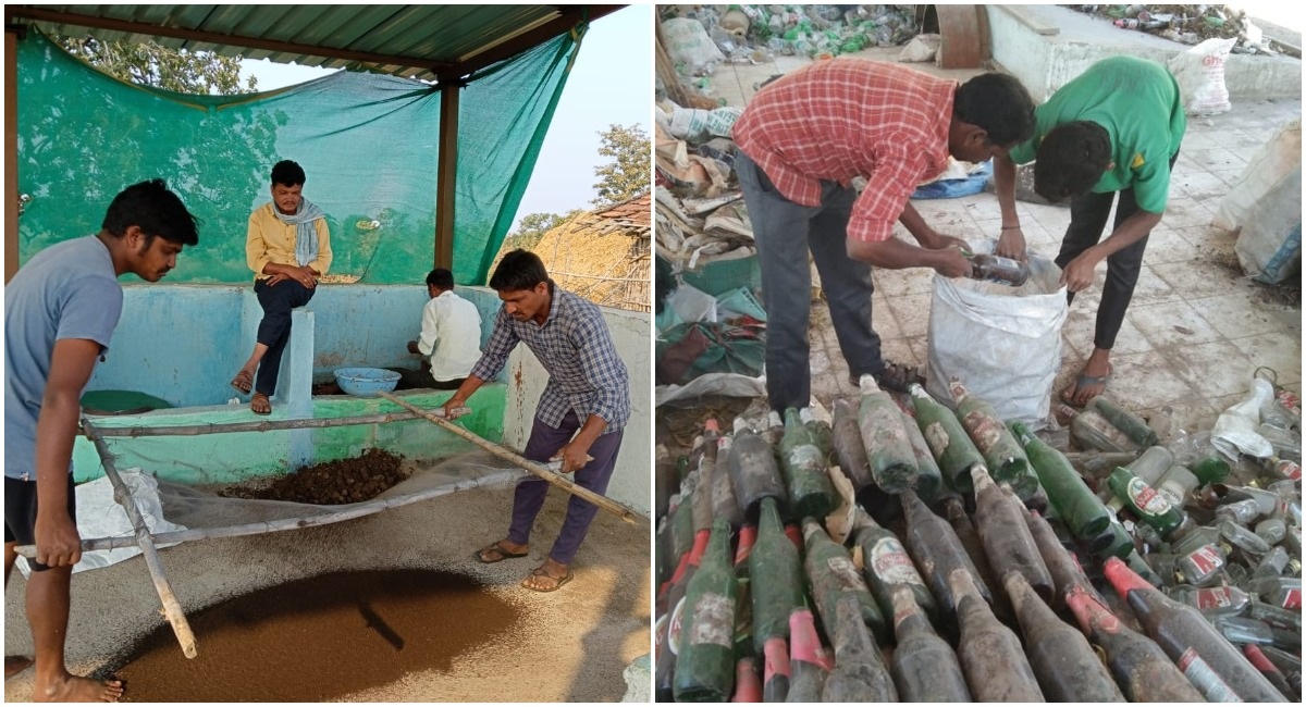 Villages of Asifabad convert waste into money