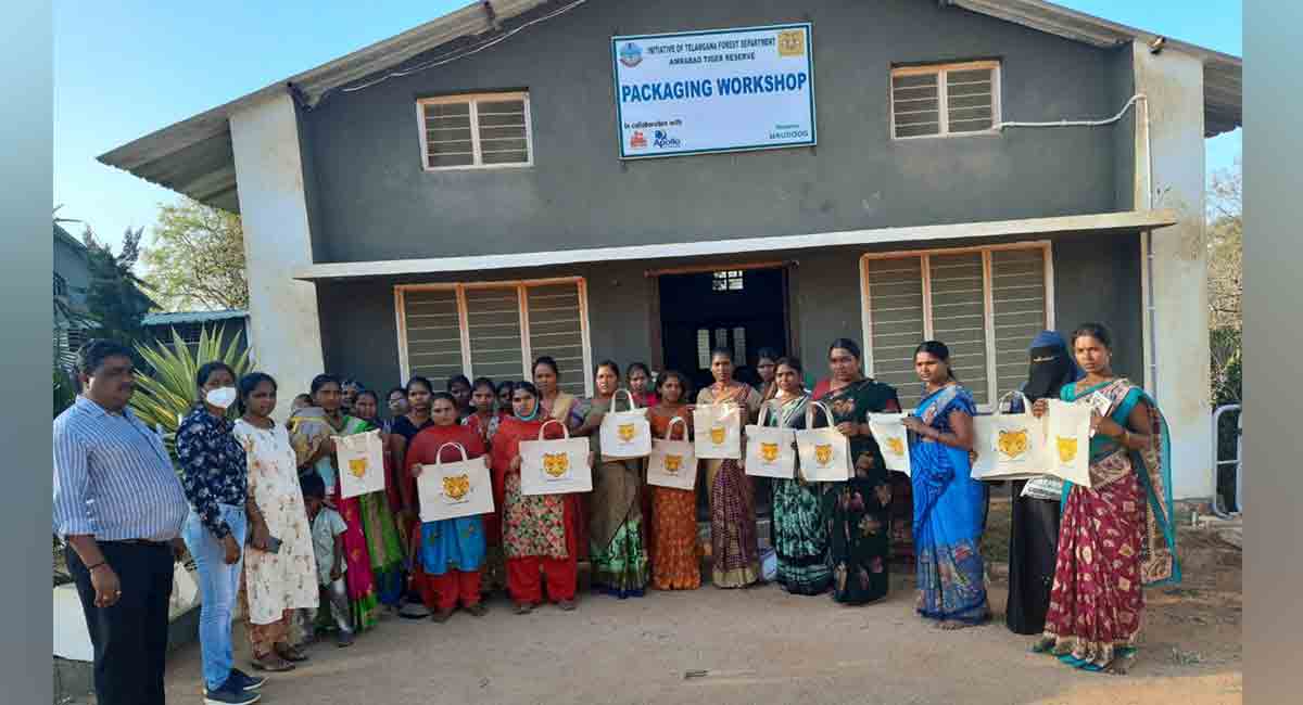 After plastic baling unit, Amrabad Tiger Reserve now sets up packaging centre