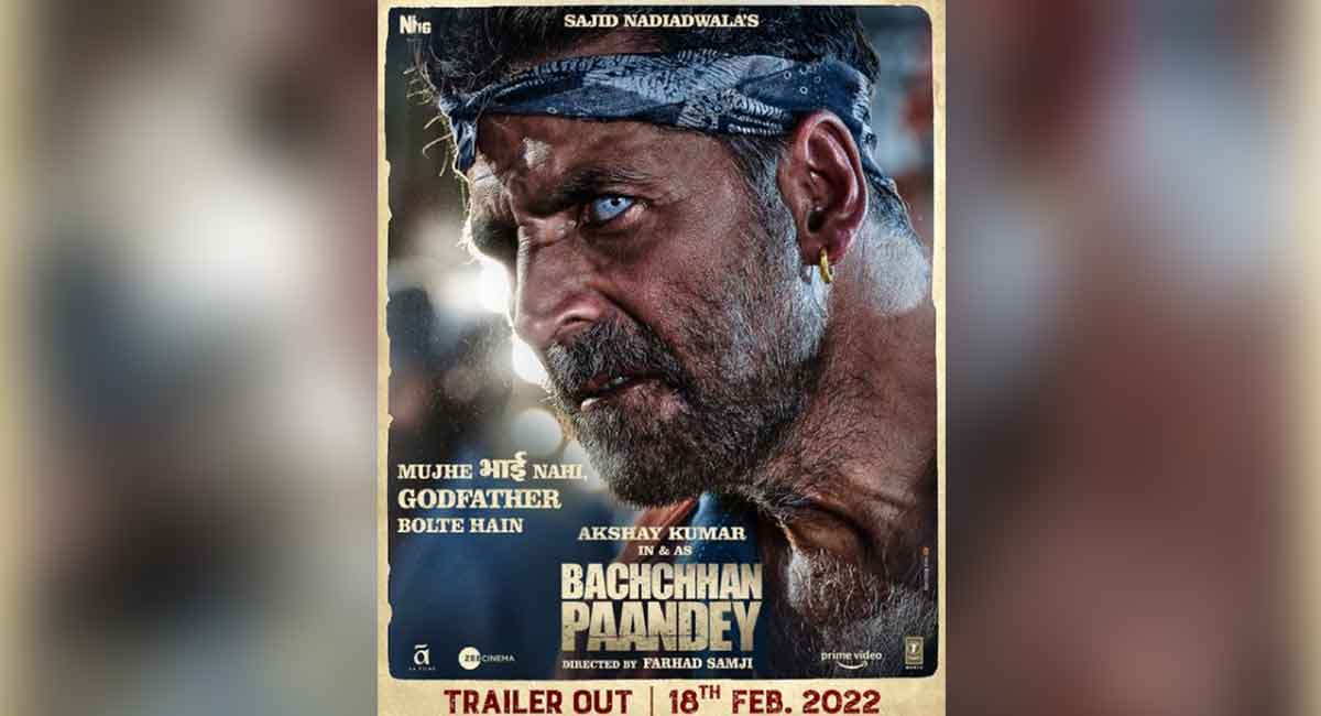 Here is “Bachchhan Paandey” new poster featuring Akshay Kumar in a tough and rugged avatar