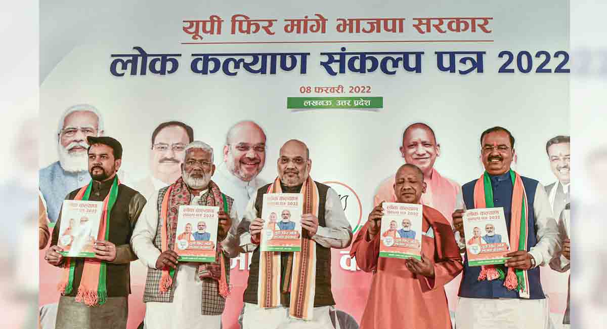 BJP’s manifesto for UP includes punishments and fines against ‘love jihad’