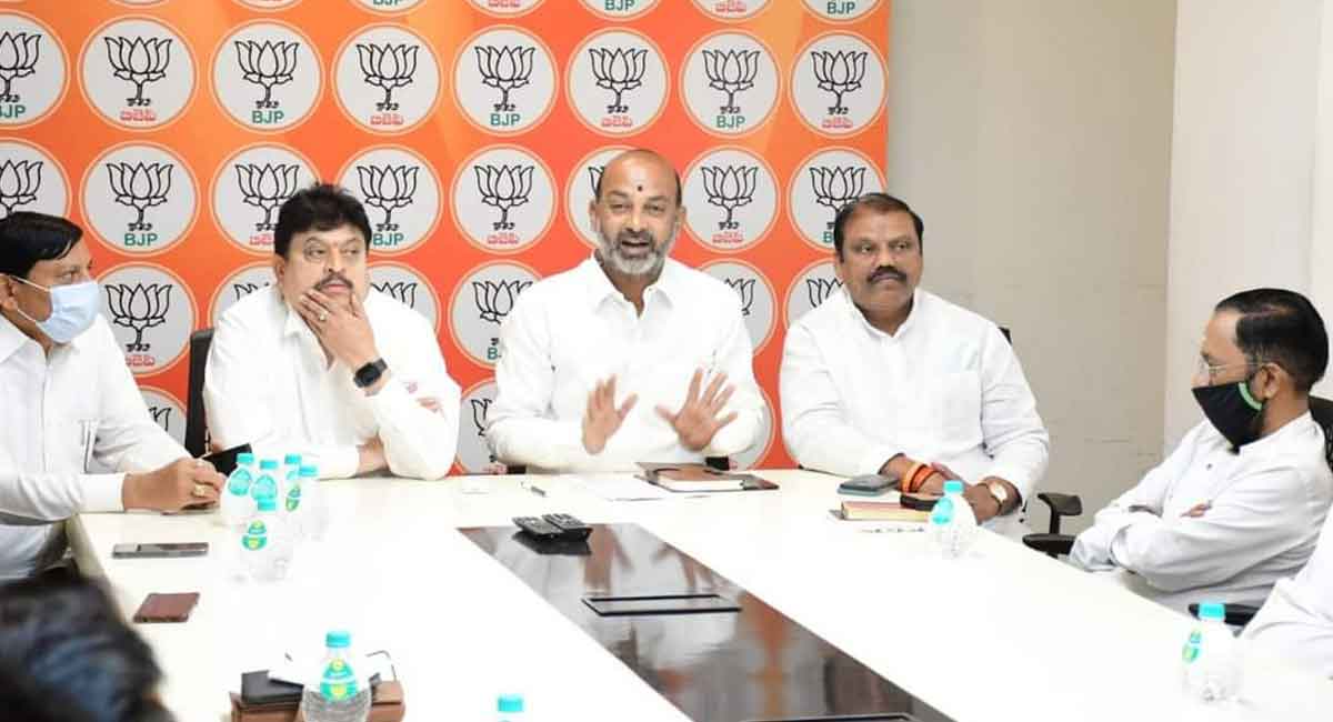 KCR diverting people’s attention: Bandi Sanjay