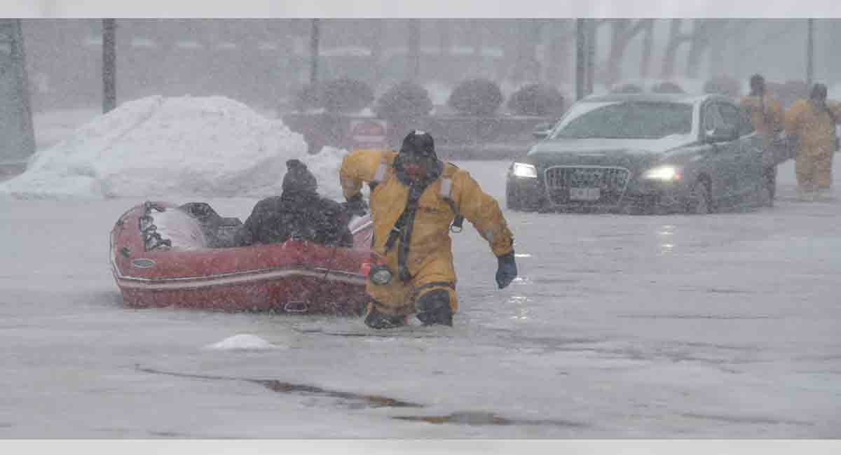 Bomb cyclones batter United States east coast