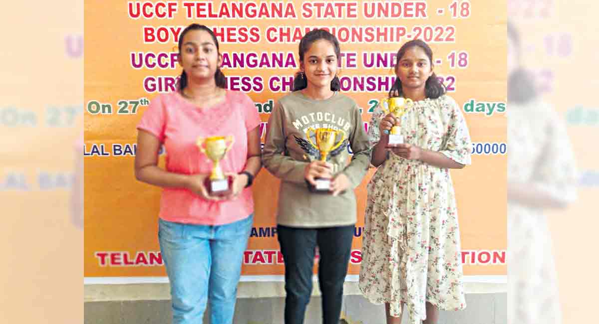 Sevitha emerges champion of U-18 UCCF Telangana Chess Championship