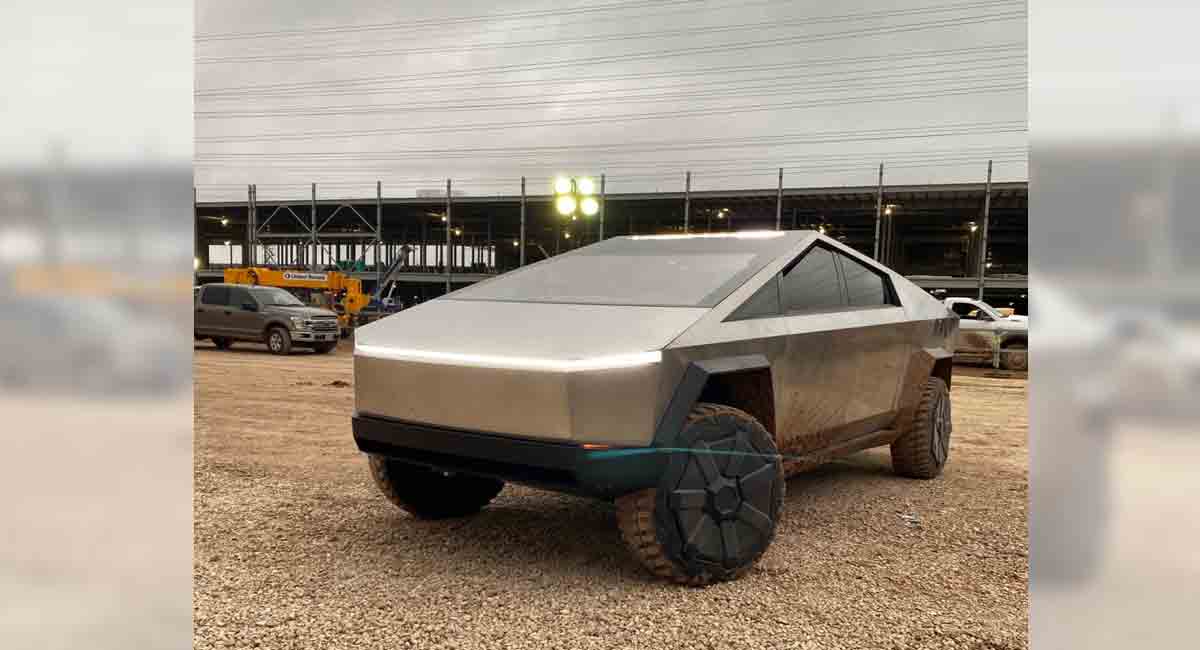 Tesla spotted working on new Cybertruck prototype
