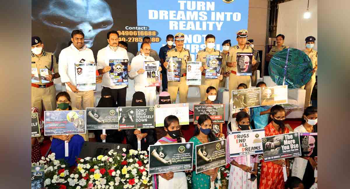 ‘Drug Free Hyderabad’ campaign launched