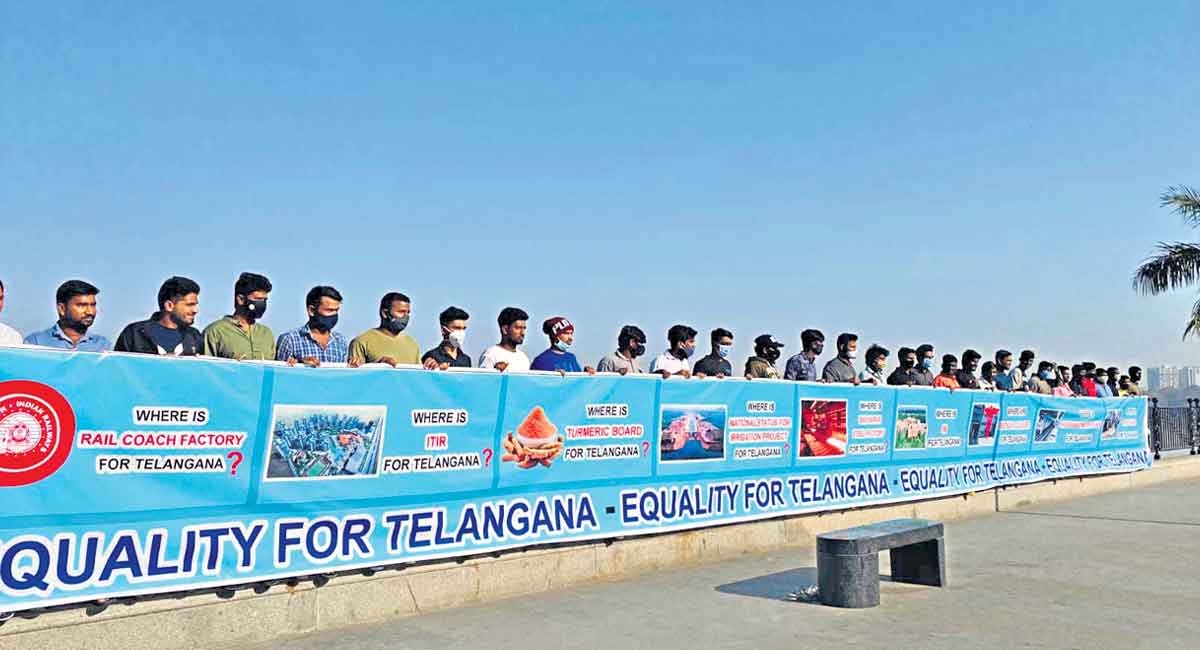 #EqualityforTelangana trends on social media as PM Modi visits TS