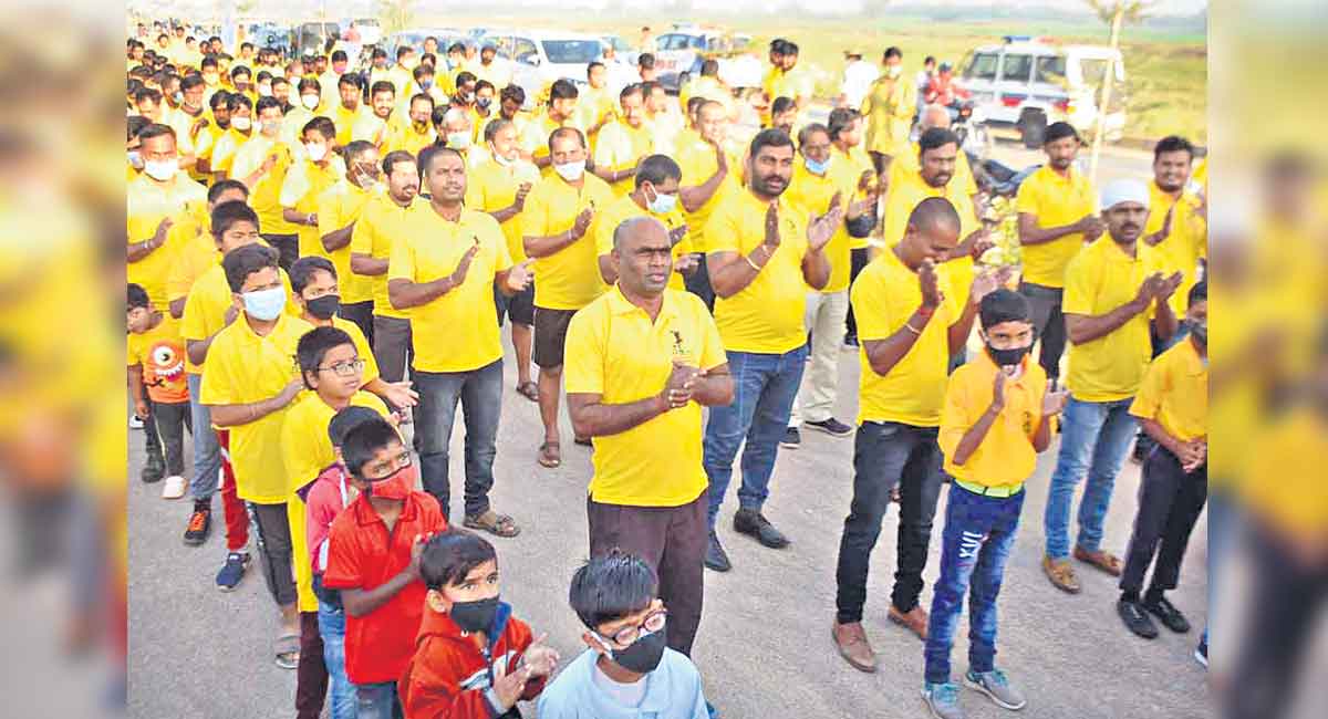 Hyderabad: Over 500 people run for fit Telangana