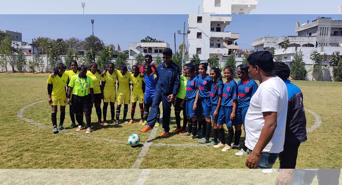 Anuradha shines for YSR Sports School in Women’s Football League
