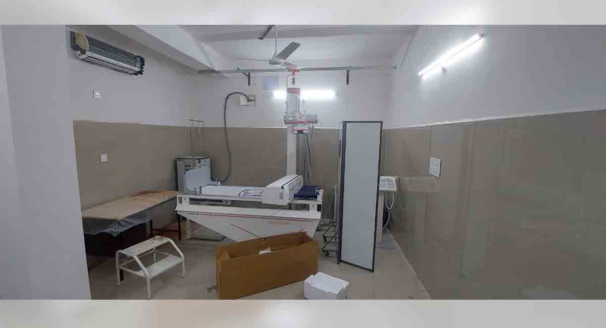 Radiology lab set up in Siddipet govt hospital