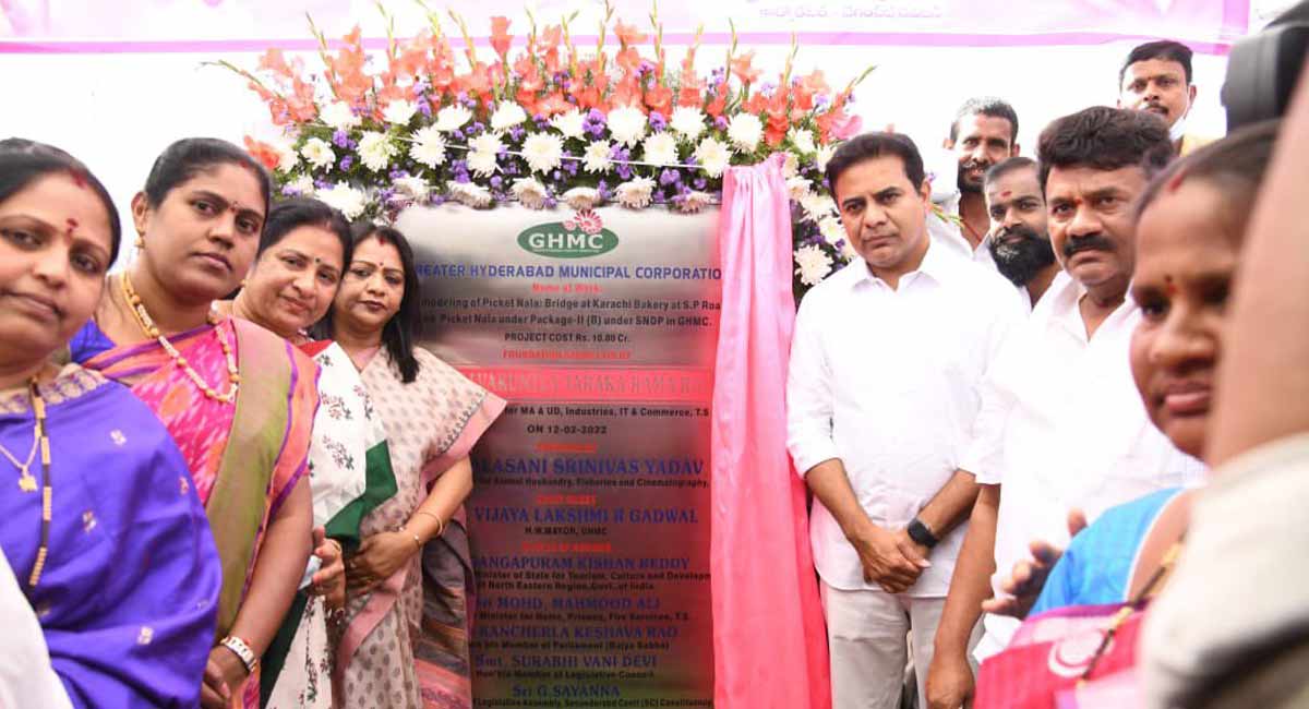 Harmony and development happening together in Hyderabad: KTR