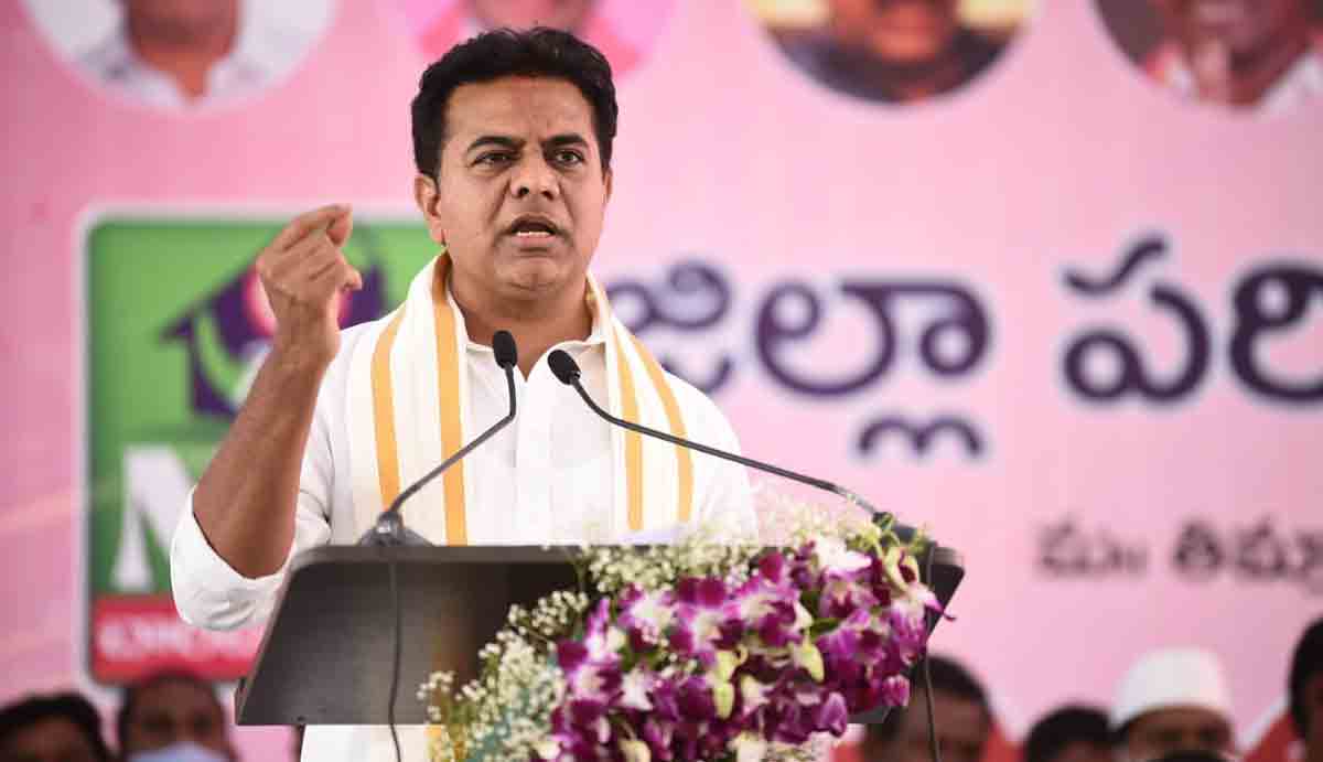 KTR counters opposition remarks
