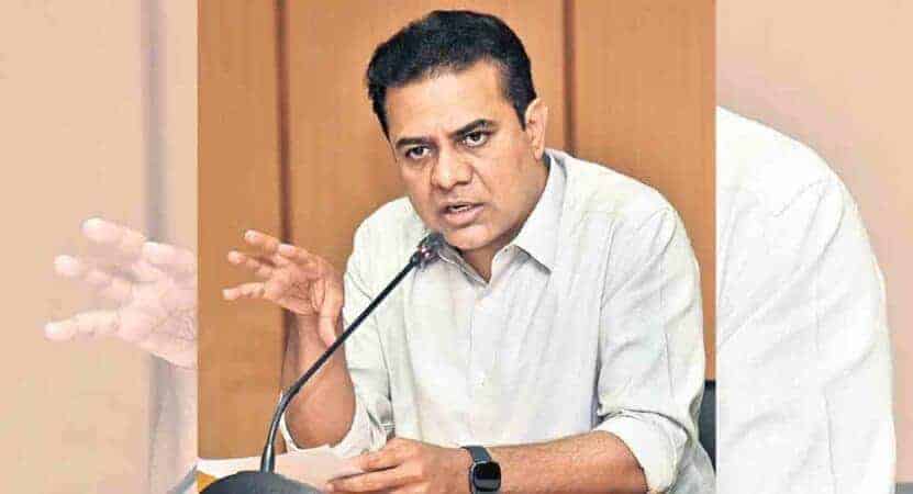 Start monsoon related works this month: KTR to GHMC