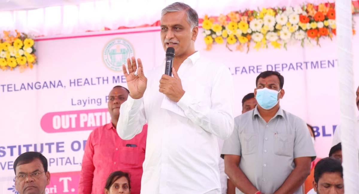 Major infra works launched at Fever Hospital in Hyderabad