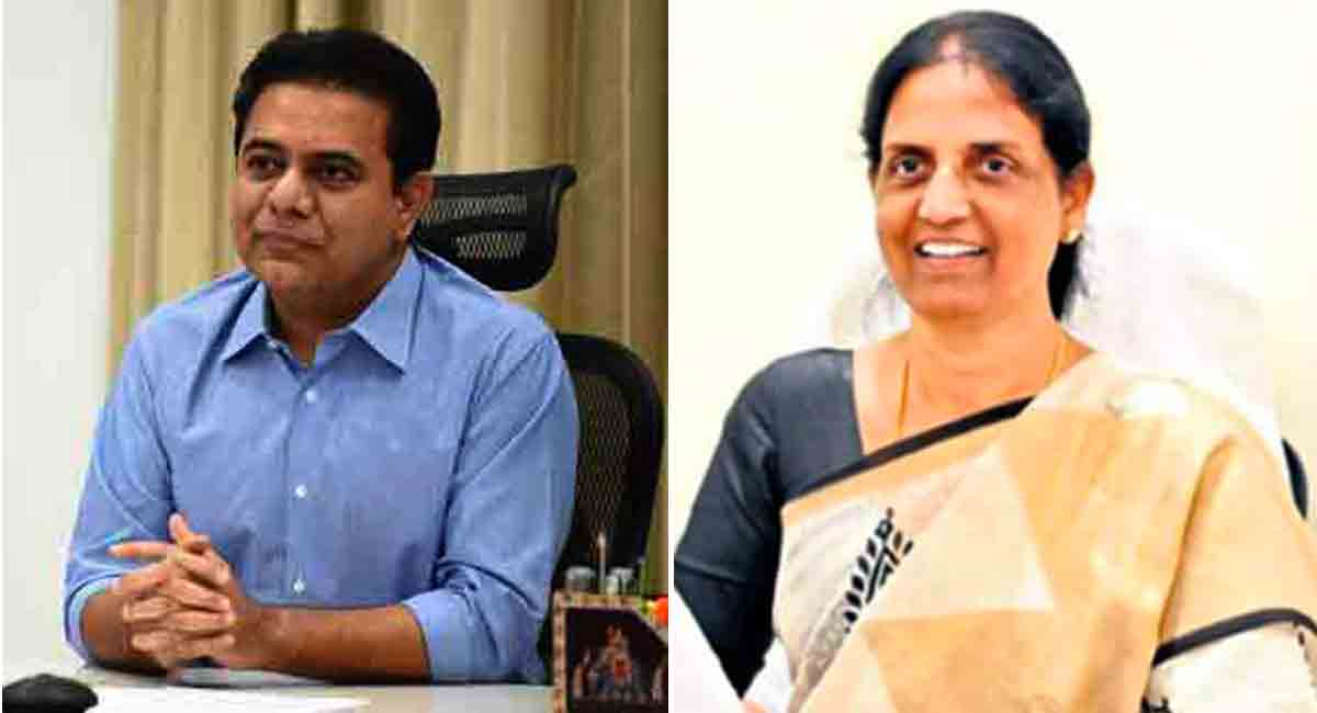 KTR, Sabitha to interact with NRIs on Mana Ooru-Mana Badi