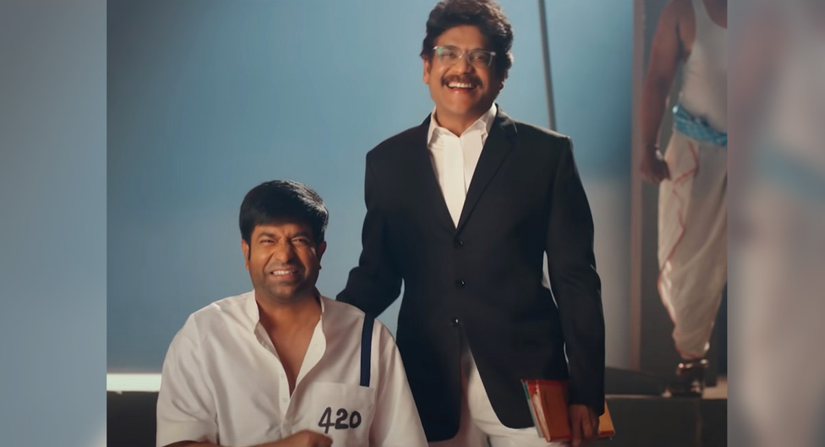 Nagarjuna collaborates with Vennela Kishore for ‘Bigg Boss OTT’ promo