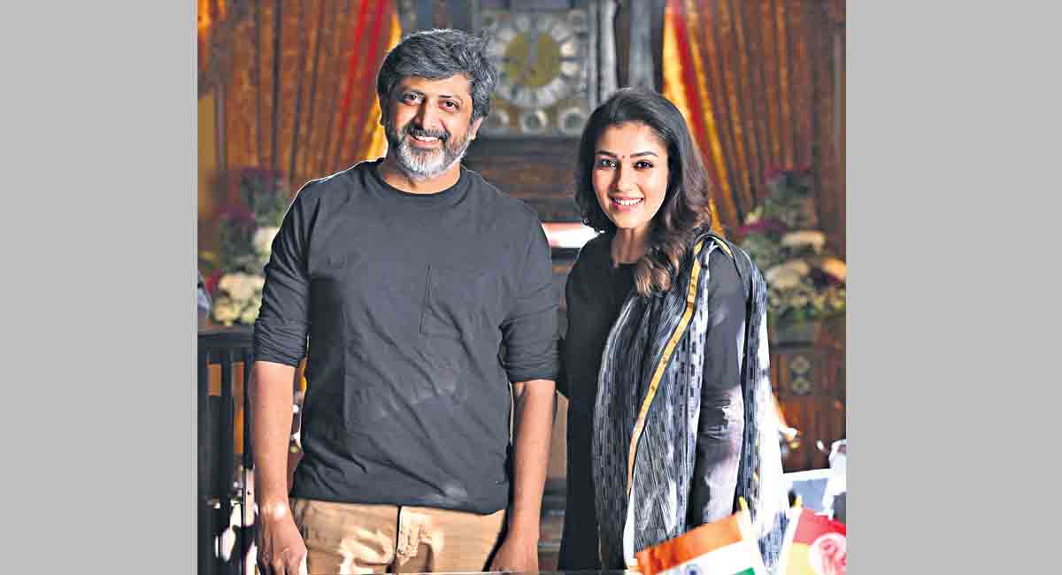 Nayanthara shares photo from Godfather sets