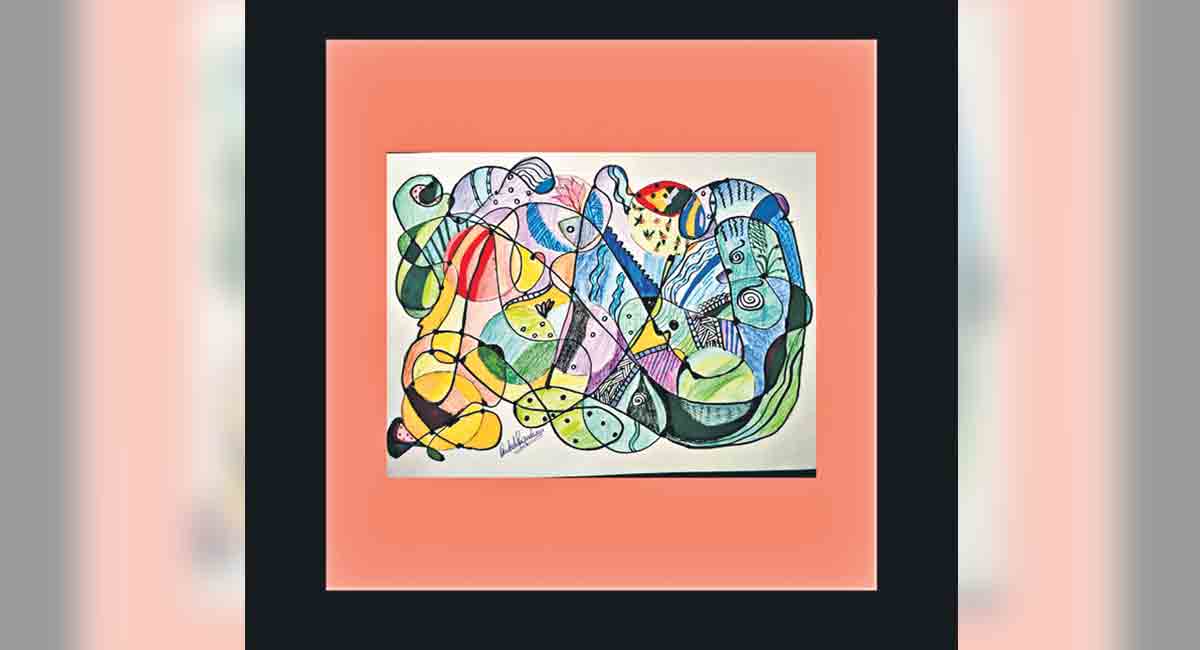 Neurographic art to calm frayed nerves, stimulates positive change