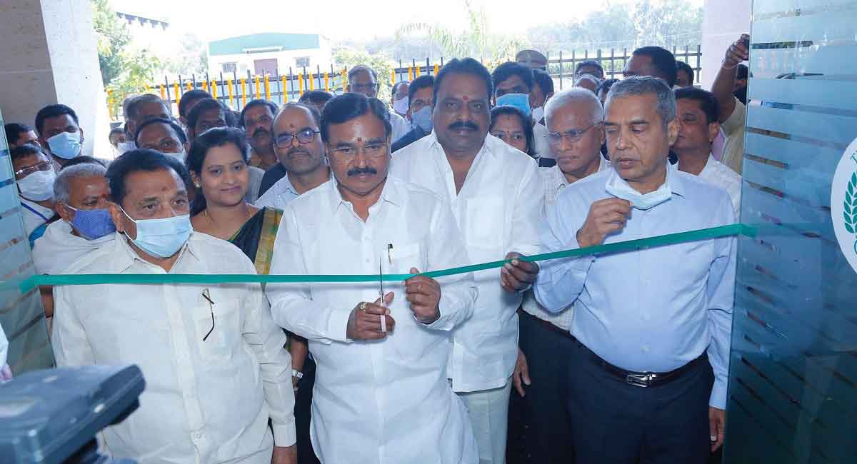 Niranjan Reddy inaugurates International Seed Testing lab in Hyderabad