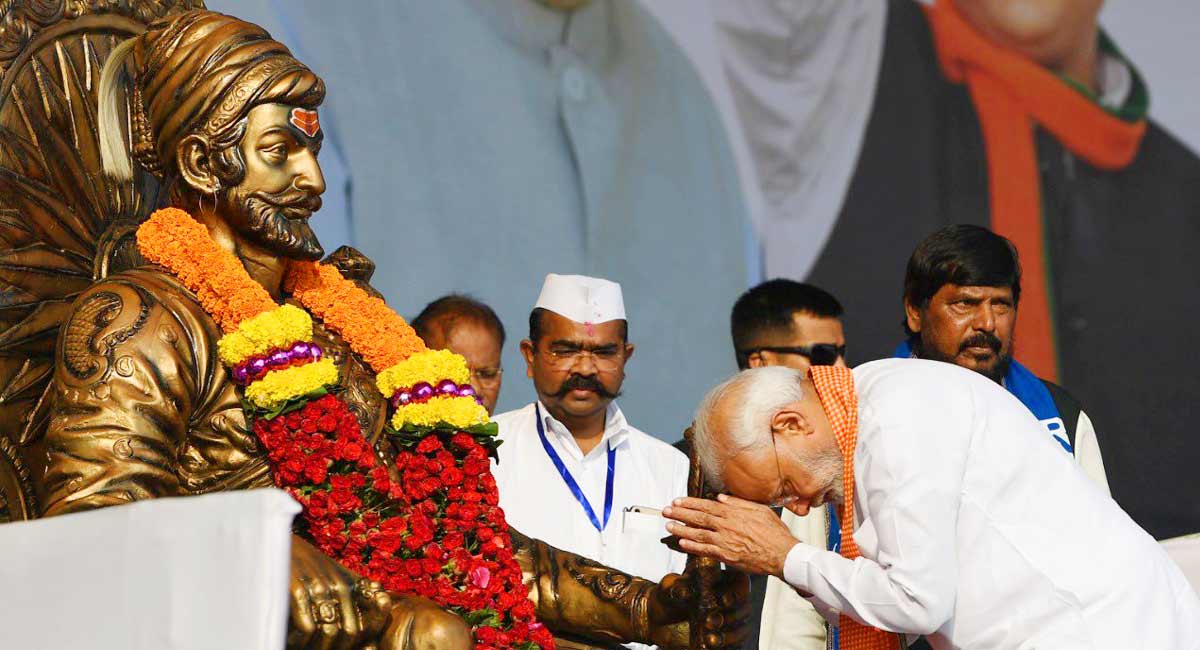 PM Modi remembers Chhatrapati Shivaji Maharaj on his birth anniversary
