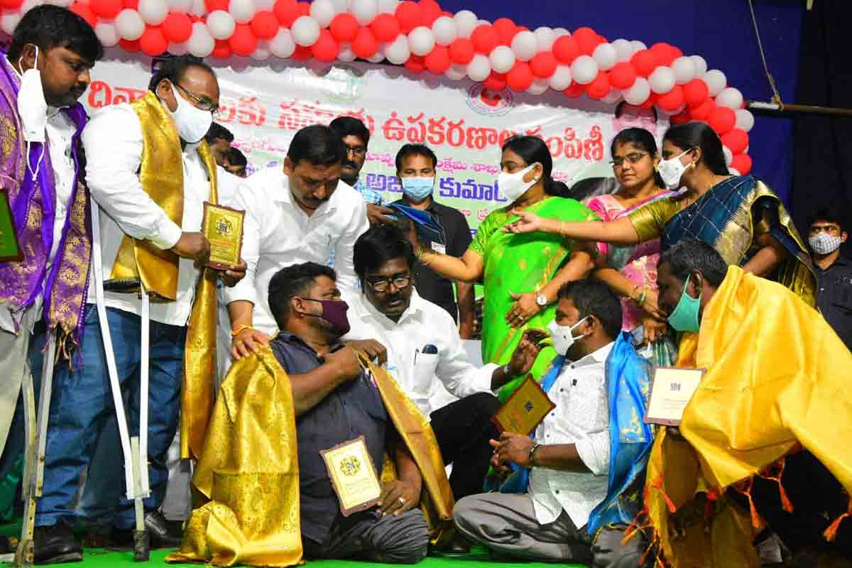 Telangana govt striving hard for welfare of PwDs: Puvvada