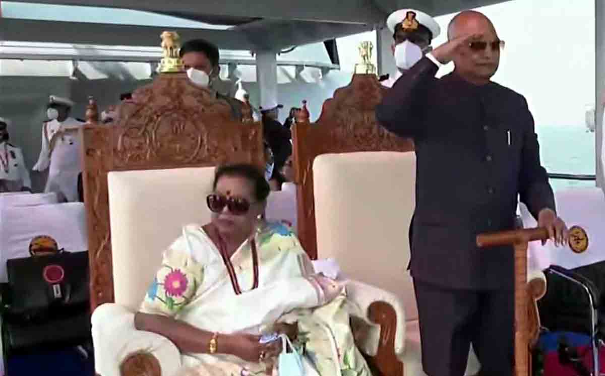President Ram Nath Kovind conducts Fleet’s review in Visakhapatnam