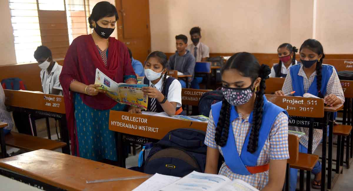 Schools in Telangana reopen after 3-week hiatus
