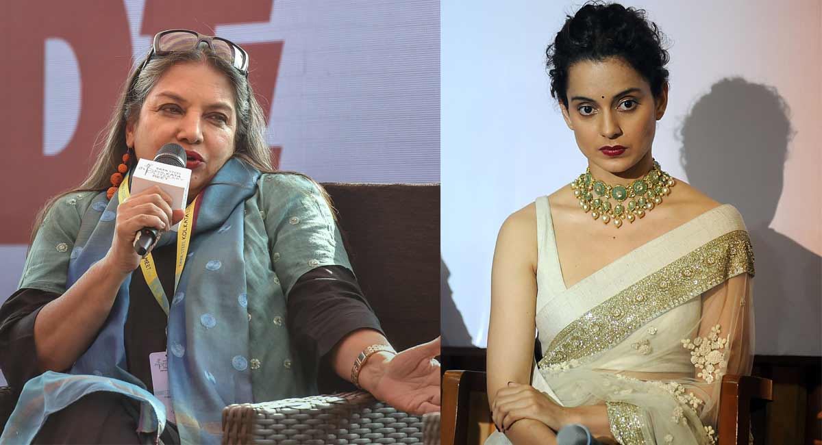 Shabana Azmi calls out Kangana Ranaut for her Hijab row comment