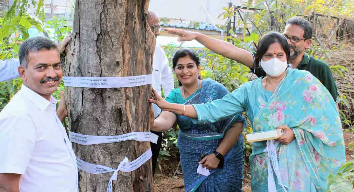 First birthday of tree celebrated in Hyderabad’s KBR Park