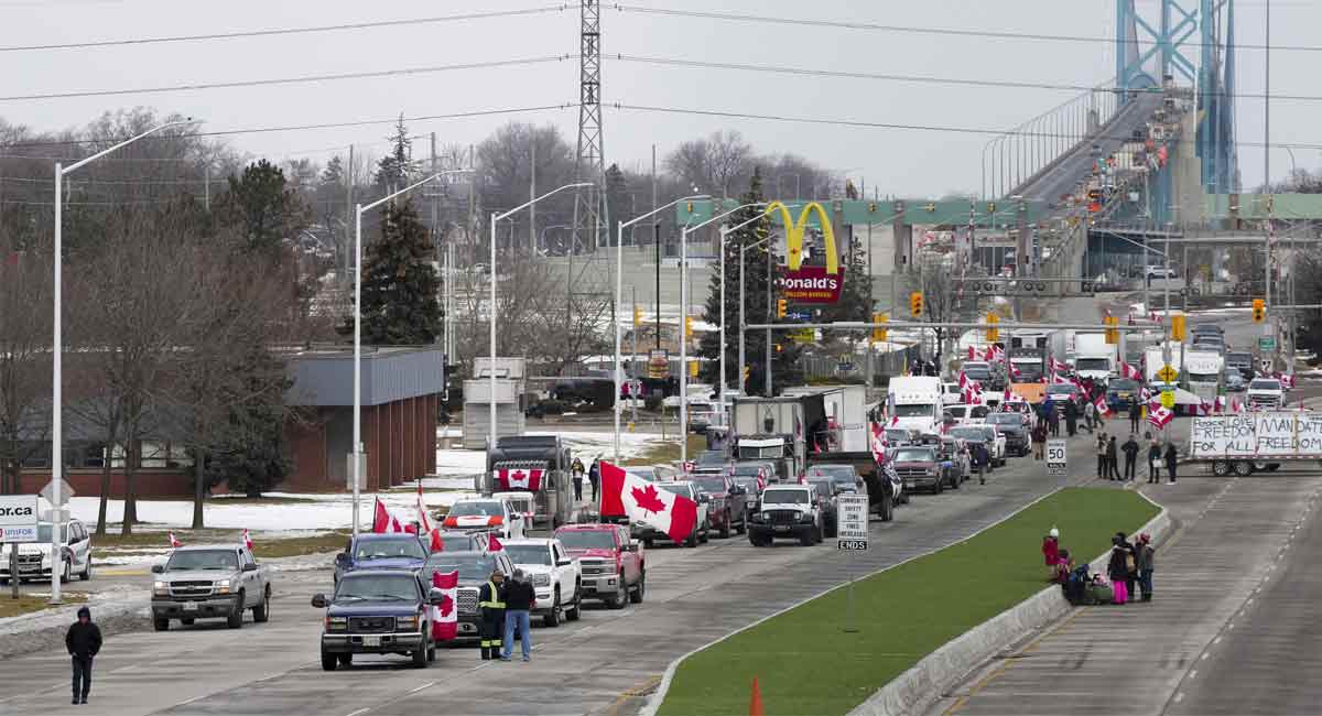 US urges Canada to use federal powers to end bridge blockade