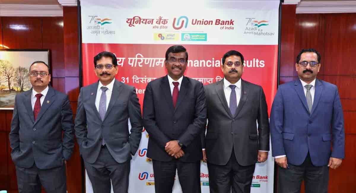 Union Bank of India Q3 net up 49.29%
