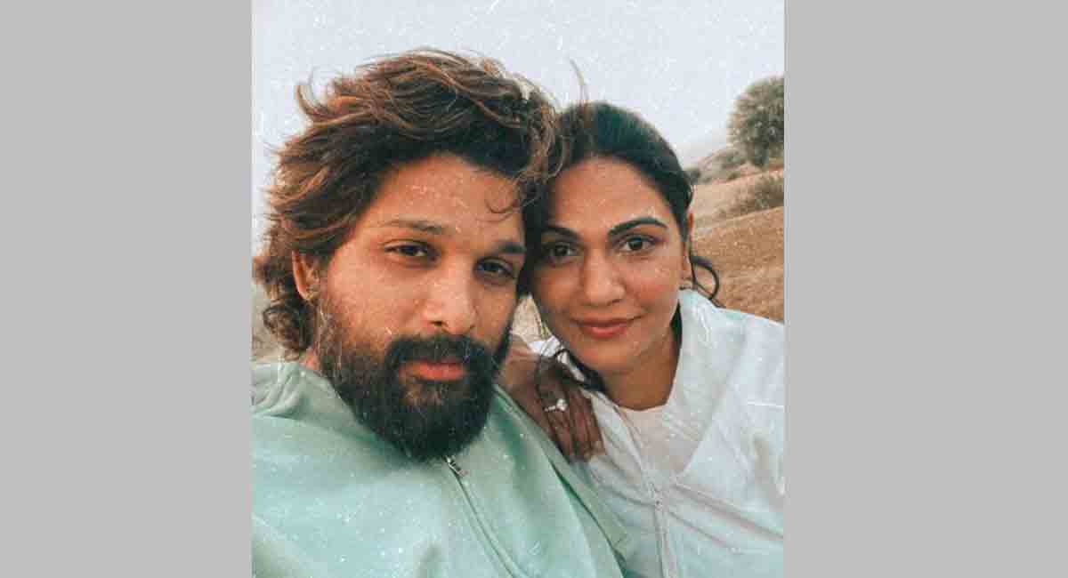 Allu Arjun vacationing in Rajasthan with wife Sneha-Telangana Today