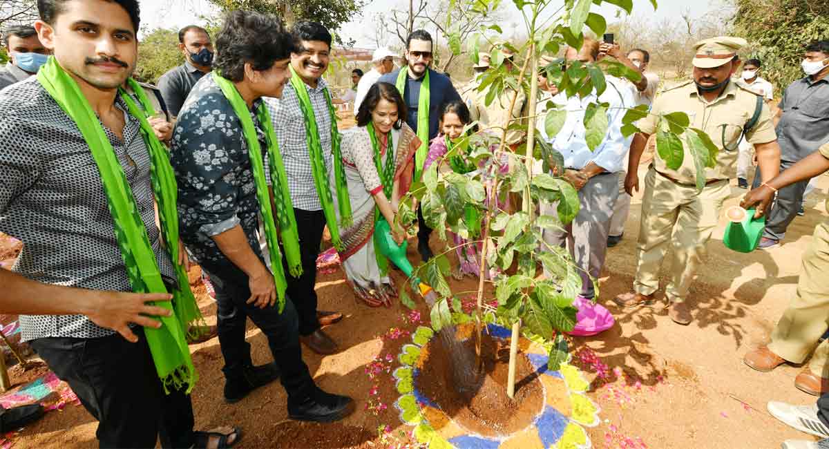 Akkineni Nagarjuna adopts 1,000 acre forest block