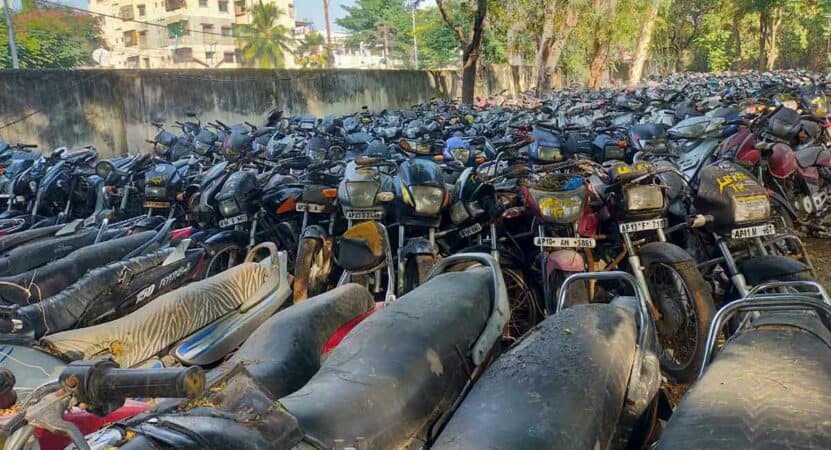 Cyberabad Police to auction 547 abandoned vehicles