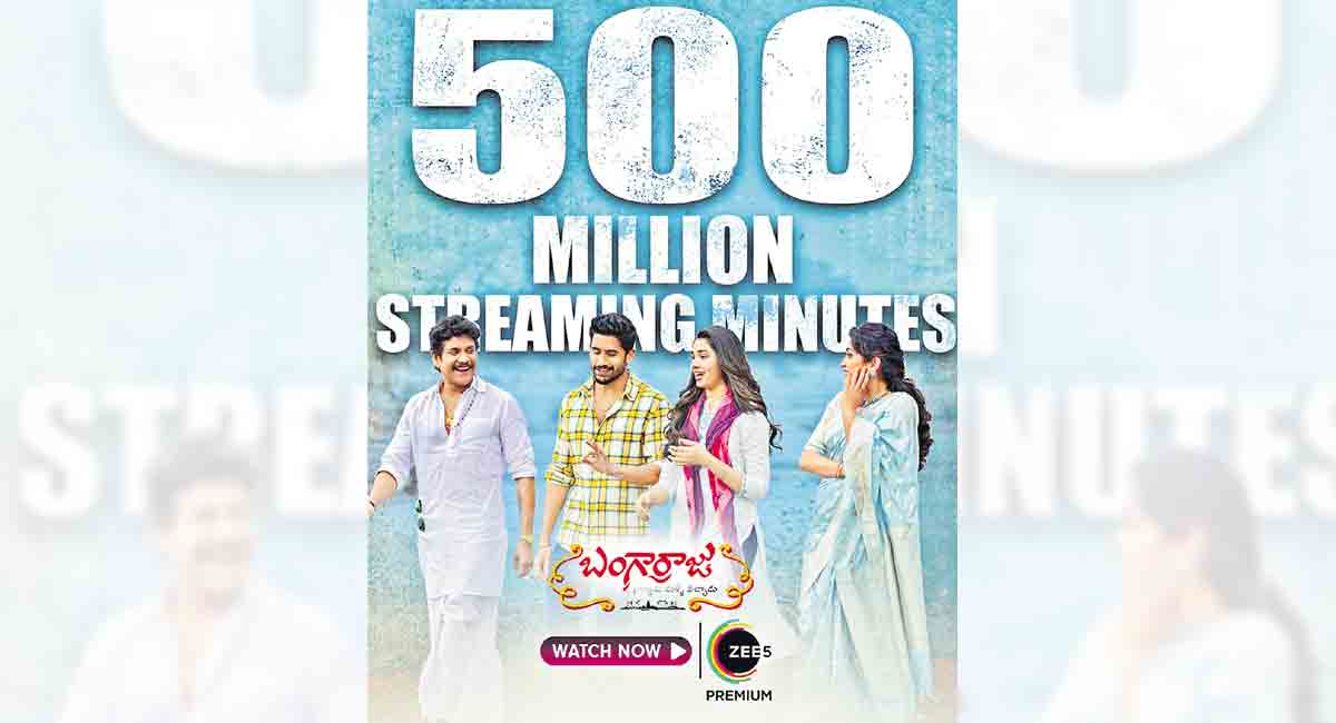 ‘Bangarraju’ clocks 500 million viewing minutes