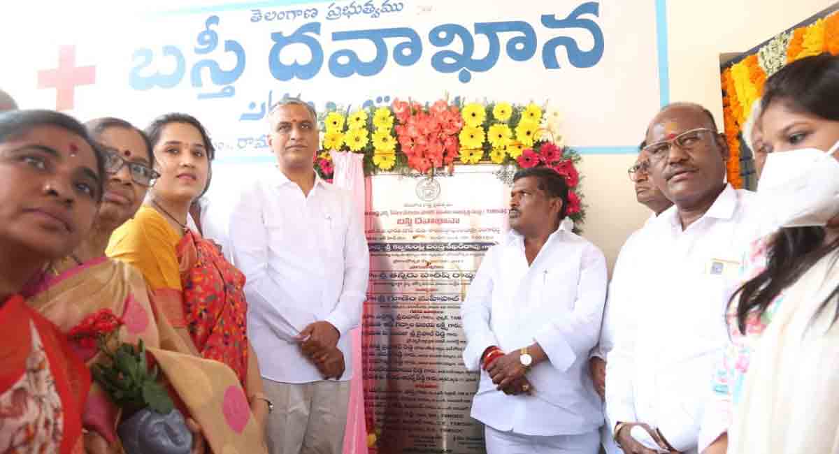 15th Commission suggested Telangana Basthi Dhwakhanas across India: Harish