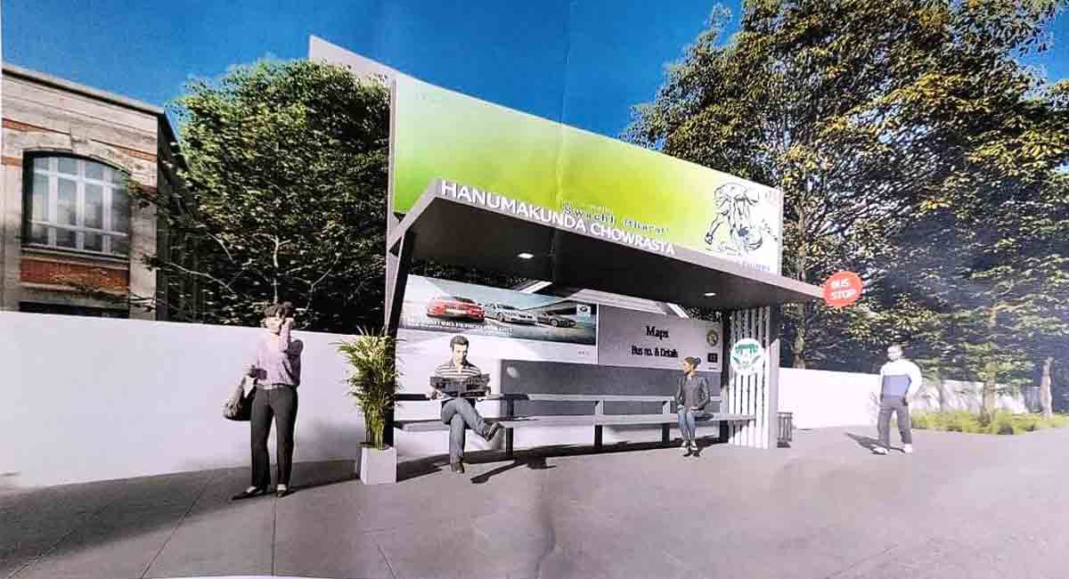 Greater Warangal to get 121 smart bus shelters soon