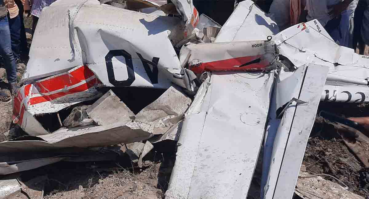 Woman trainee pilot dies in aircraft crash in Nalgonda