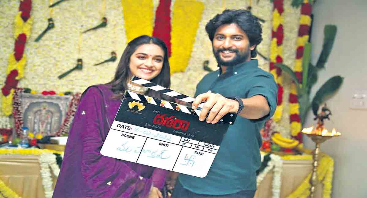 Nani, Keerthy Suresh’s ‘Dasara’ launched