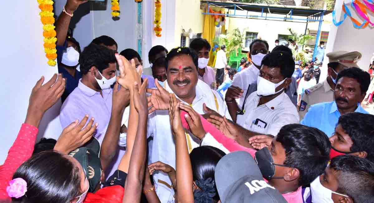 Atal Tinkering Lab inaugurated at ZPHS, Thorrur in Mahabubabad