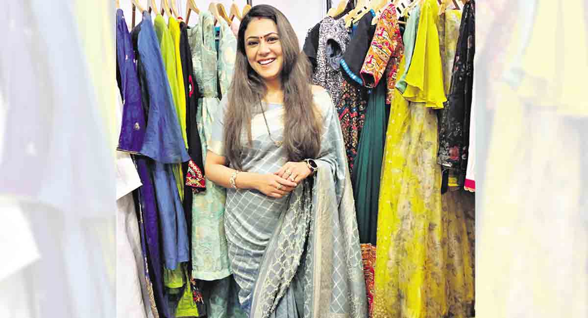 Hyderabad: Fashion designer Tanmaya showcases her fashion line
