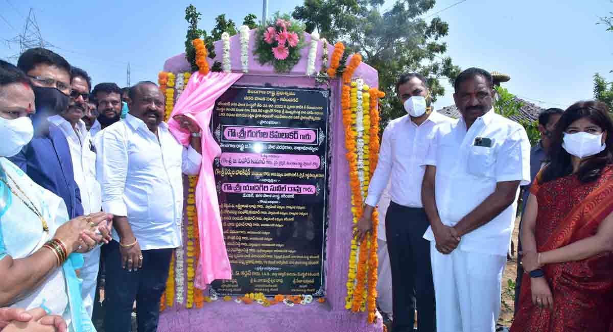 ‘Crematoriums, graveyards of all religions constructed in Karimnagar’