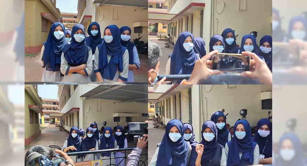 Karnataka hijab row: Students defying govt order sent out of classrooms