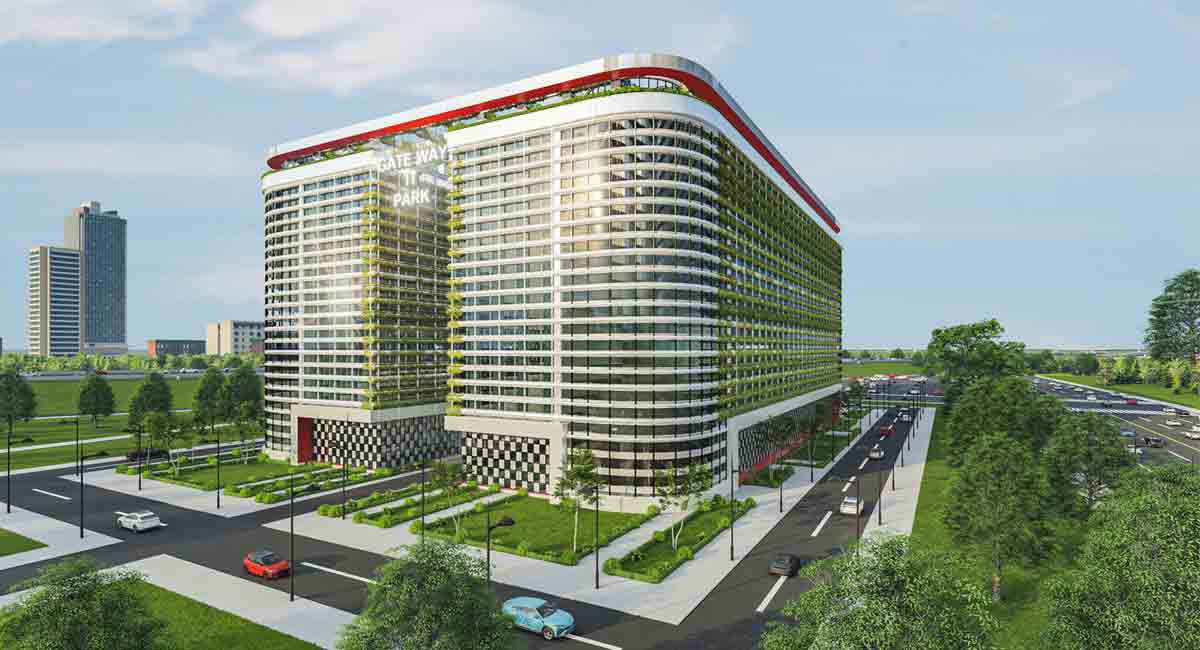 KTR lays foundation for IT park in Northern Hyderabad