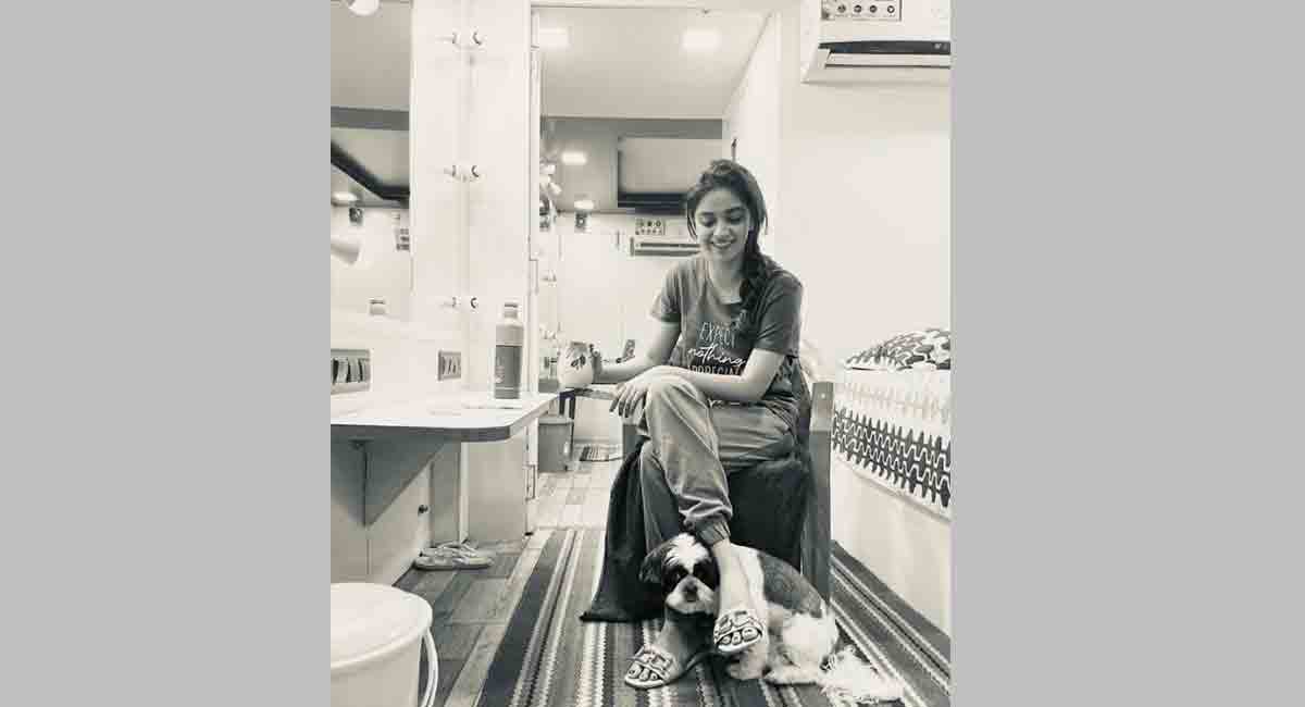 Keerthy Suresh is missing her favorite shoot buddy