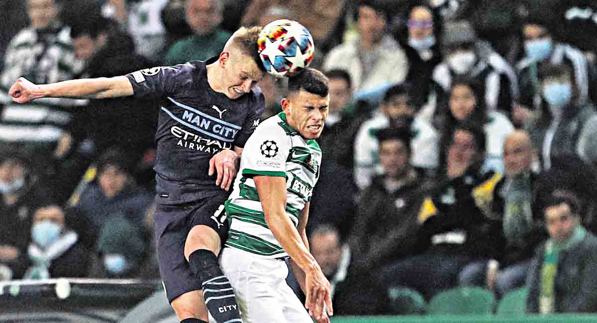 Champions League: Man City thrash Sporting