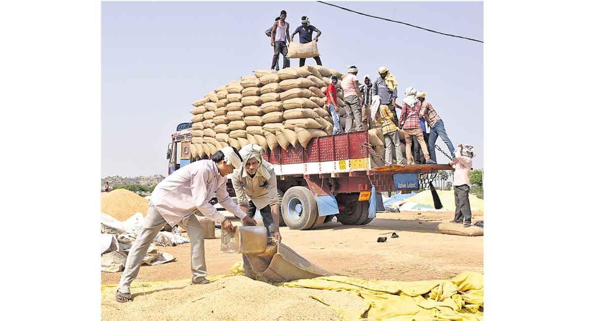 Telangana procures record 70 lakh tonnes of paddy